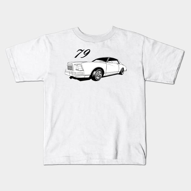 79 Monte Carlo Kids T-Shirt by ThornyroseShop